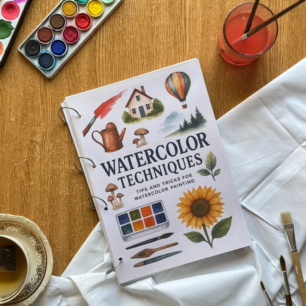 1.000+ Watercolor Techniques & Guide